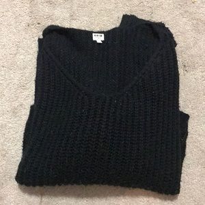 Uniq black sweater from Nasty Gal